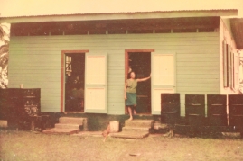 Miss Olga at her original house.