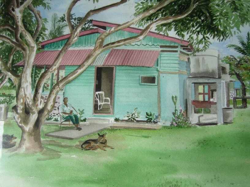 Painting of Olguita's Place